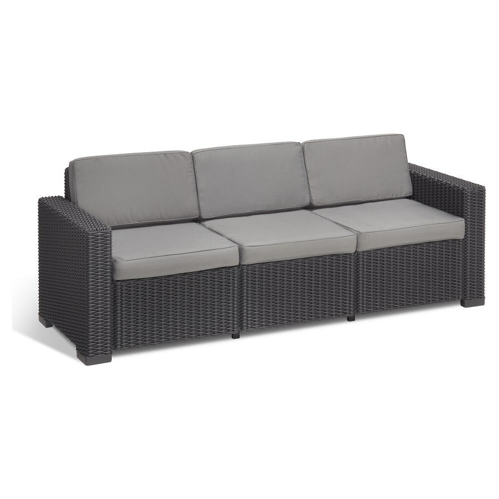 Keter Divano Da Giardino California, Dotato Di Tre Posti A Sedere E Di - Foto 4