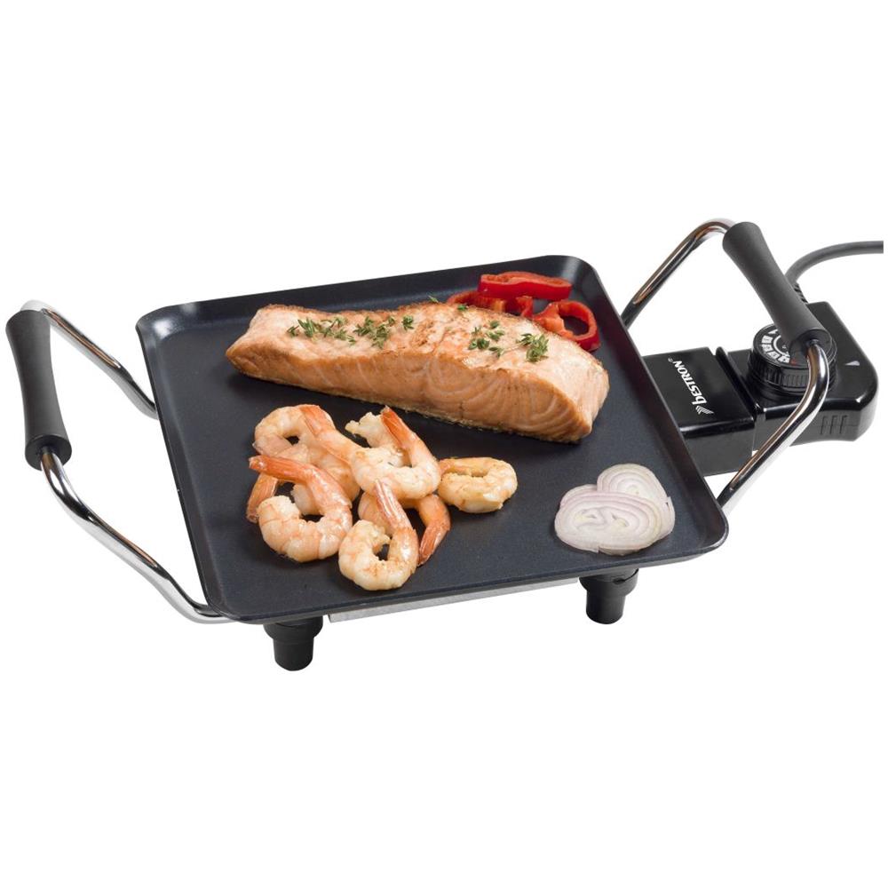 Griglia Da Tavolo Plancha 1000 W 21x21 Cm Abp600 - Foto 2