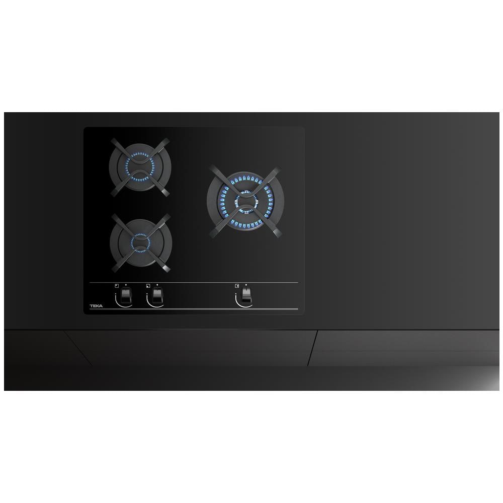 Piano Cottura GBC 63010 a Gas 3 Fuochi Gas Colore Nero - Foto 7