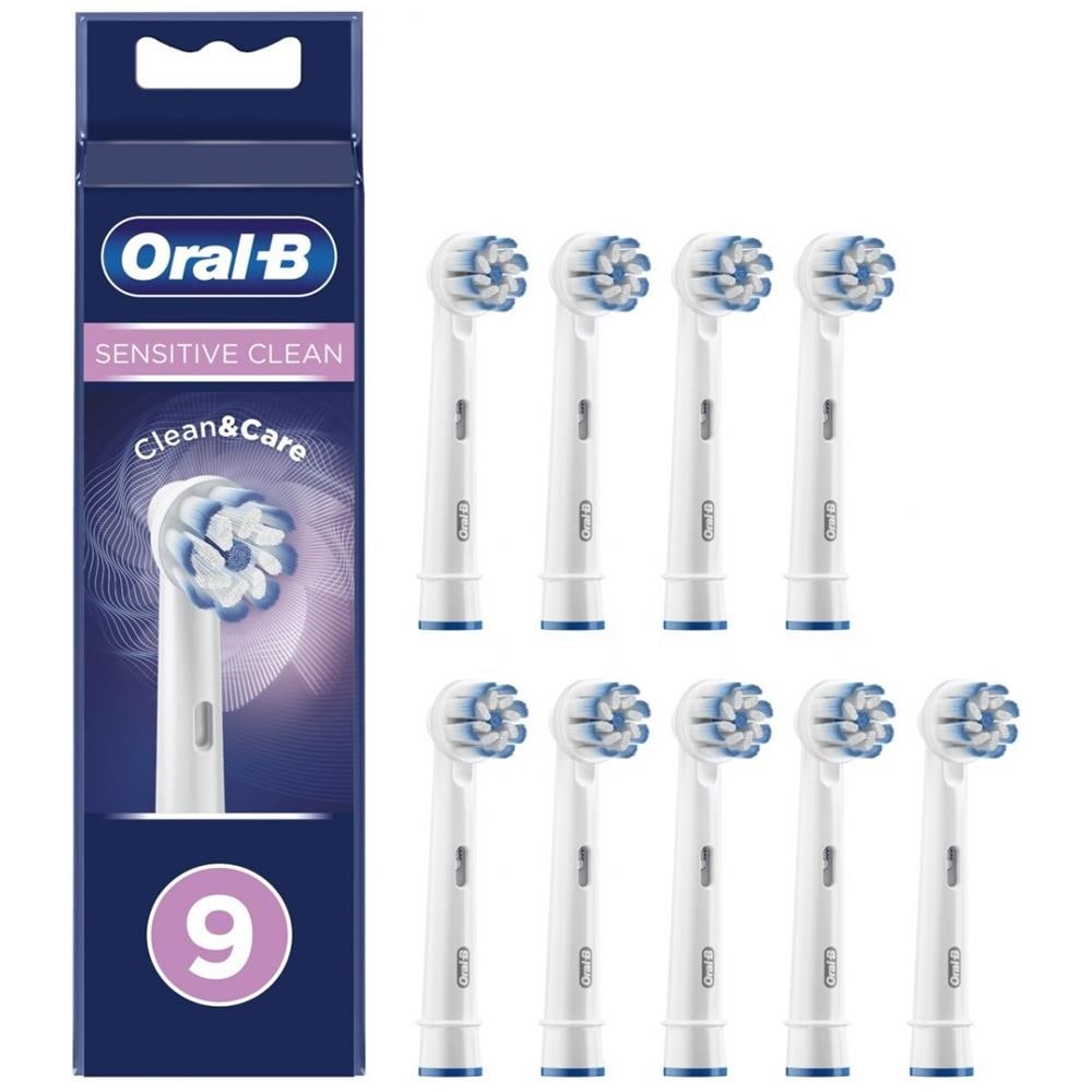 Testina per Spazzolino 9 Pezzi Oral B Sensitive Clean Colore Bianco - Foto 2