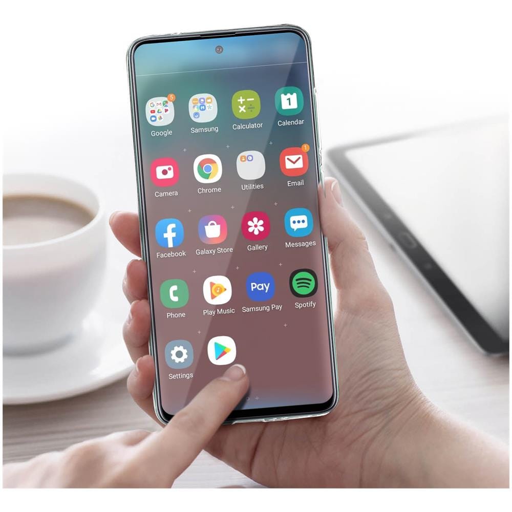 Cover Samsung Galaxy A52 5g / 4g Silicone + Vetro Temperato Bordi Neri - Foto 2