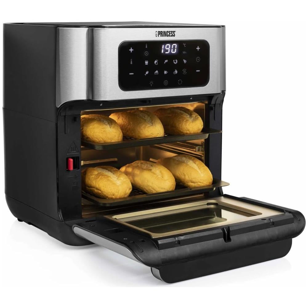 Friggitrice ad Aria+ Forno 182065 Capacità 10 Litri 1500 Watt Colore Argento - Foto 7