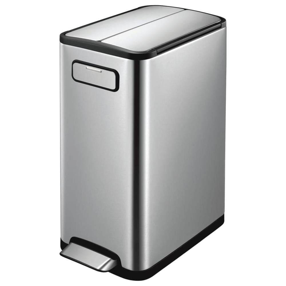 Pattumiera A Pedale Ecofly 45 L Argento Opaco - Foto 2