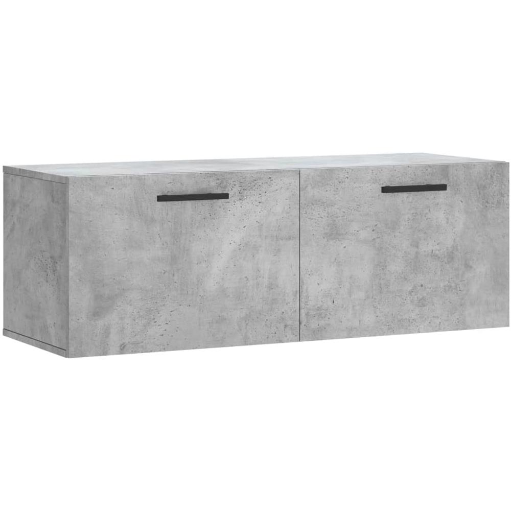 Mobile A Parete Grigio Cemento 100x36,5x35 Cm Legno Multistrato - Foto 2