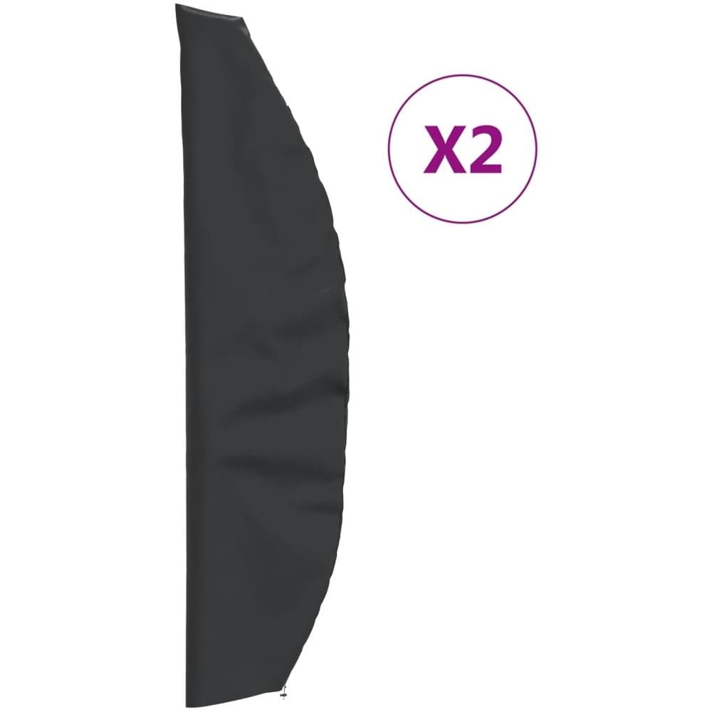 Coperture Ombrellone Giardino 2pz 280x30/81/45 Cm 420d Oxford - Foto 1