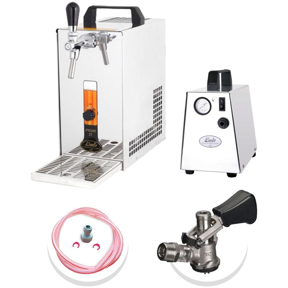 Set Completo - Spillatore Birra - Pygmy 25, Dispenser Birra, Macchina Per Birra 1-linea, 35 Litri /h - Raffreddatore A Secco, Keg:type D - Foto 1