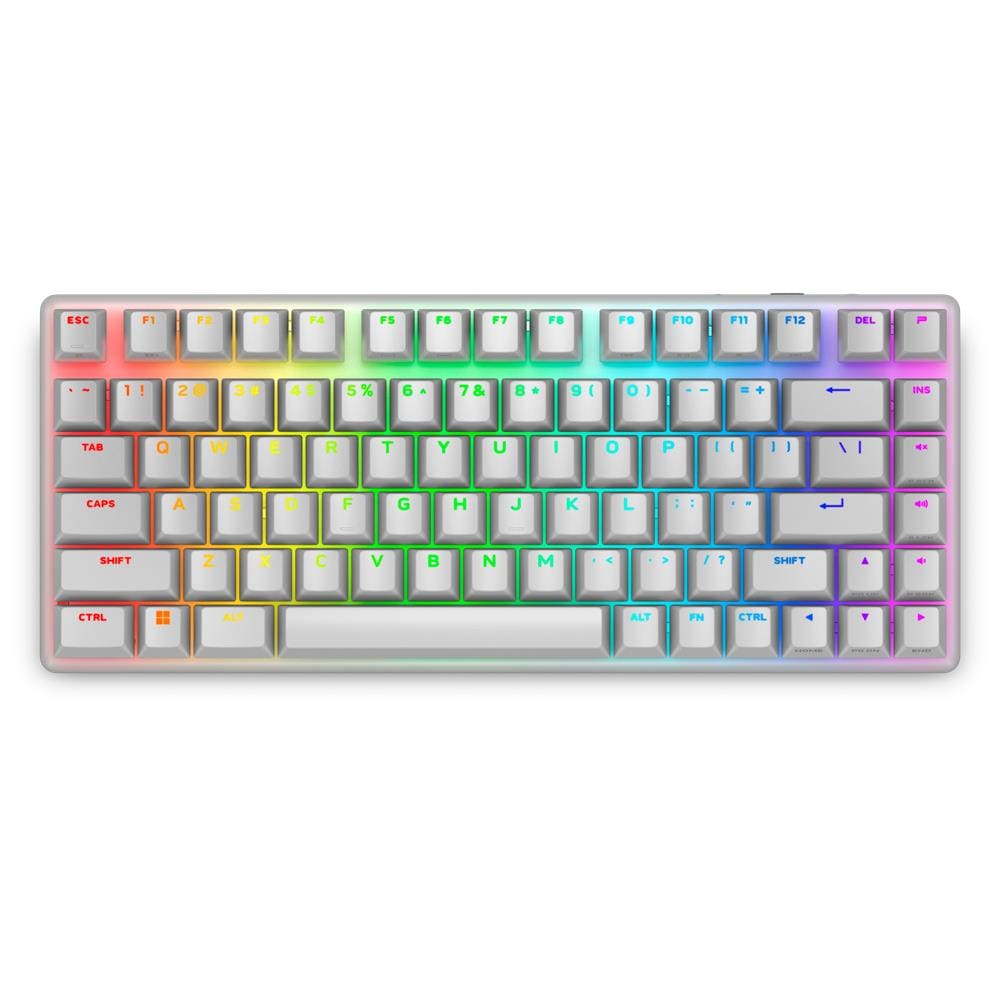 Pro Wireless Gaming Keyboard tastiera USB + RF Wireless + Bluetooth Bianco - Foto 2