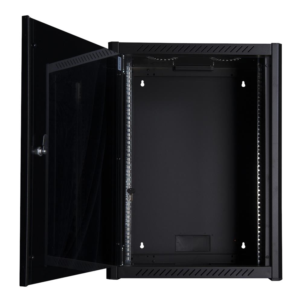 Armadio Rack 19'' RWM16U56BL a muro 16 unità sezione unica prof 600mm Colore Nero - Foto 2