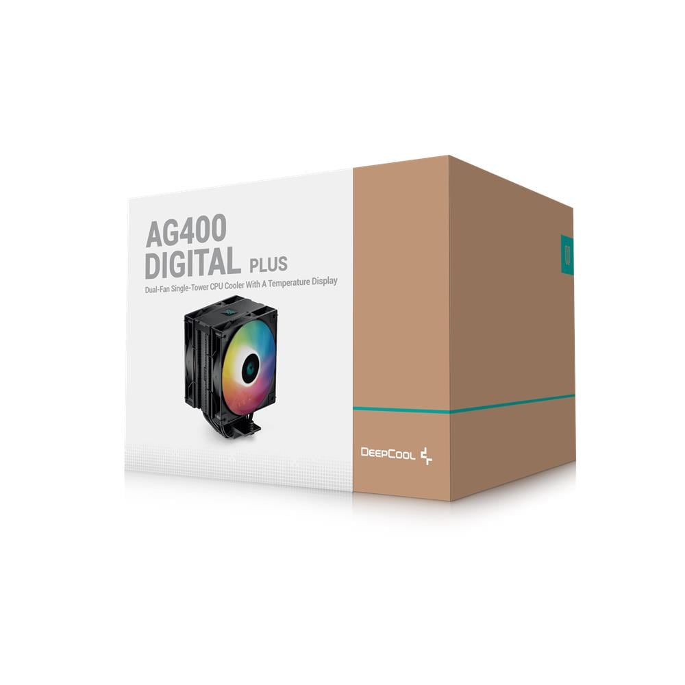 Dissipatore CPU ad Aria AG400 DIGITAL PLUS Socket LGA 1150 (Socket H3), Socket AM4, LGA 1151 (Socket H4), Presa di corrente AM5, LGA 1155 (Socket H2), LGA 1200 (Socket H5), LGA 1700 - Foto 9