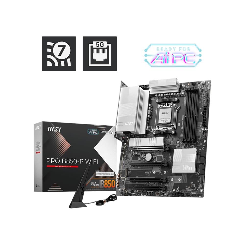 Scheda Madre PRO B850 WIFI Socket AM5 Chipset AMD B850 ATX - Foto 1