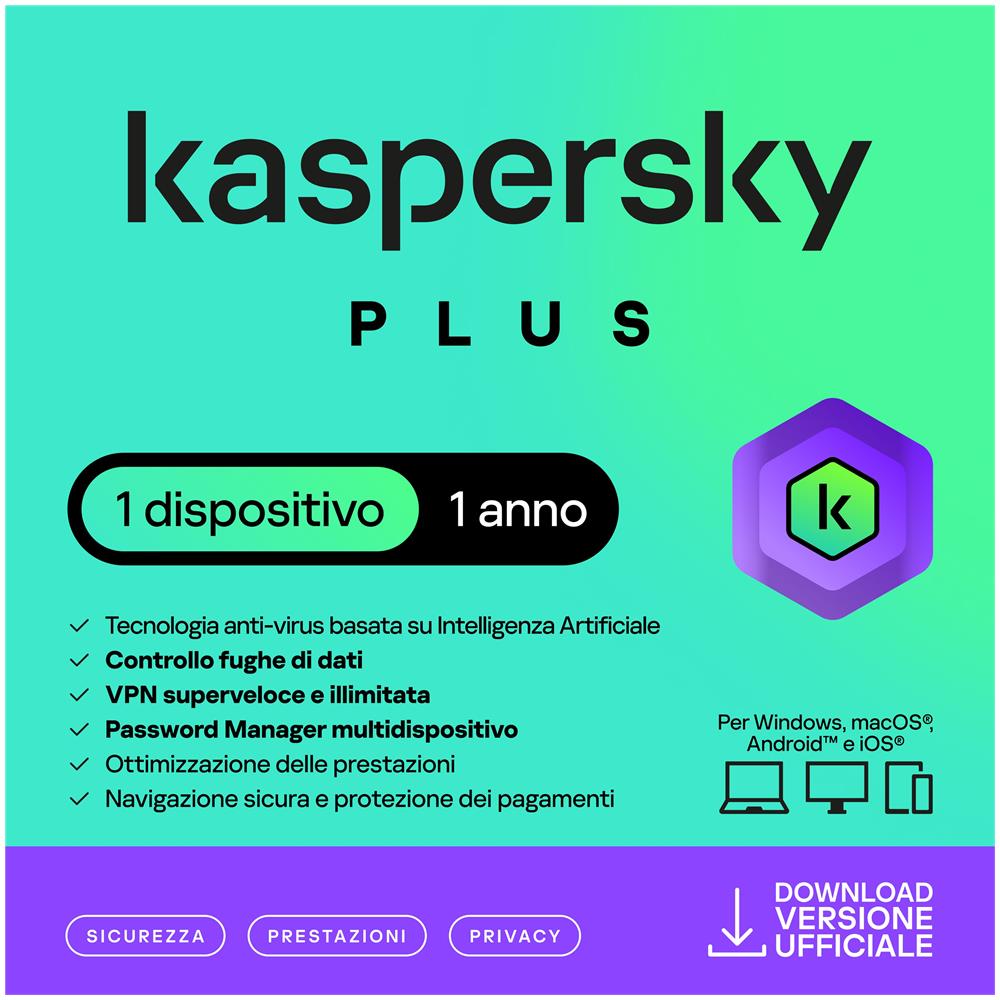 Plus Italian Edition. 1-device 1 Year Base Download Pack - Foto 1