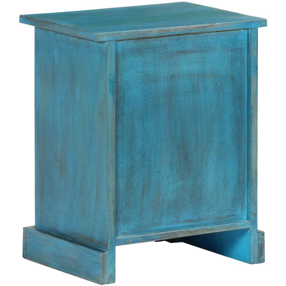 Comodino in Legno Massello di Mango 40x30x50 cm - Foto 7