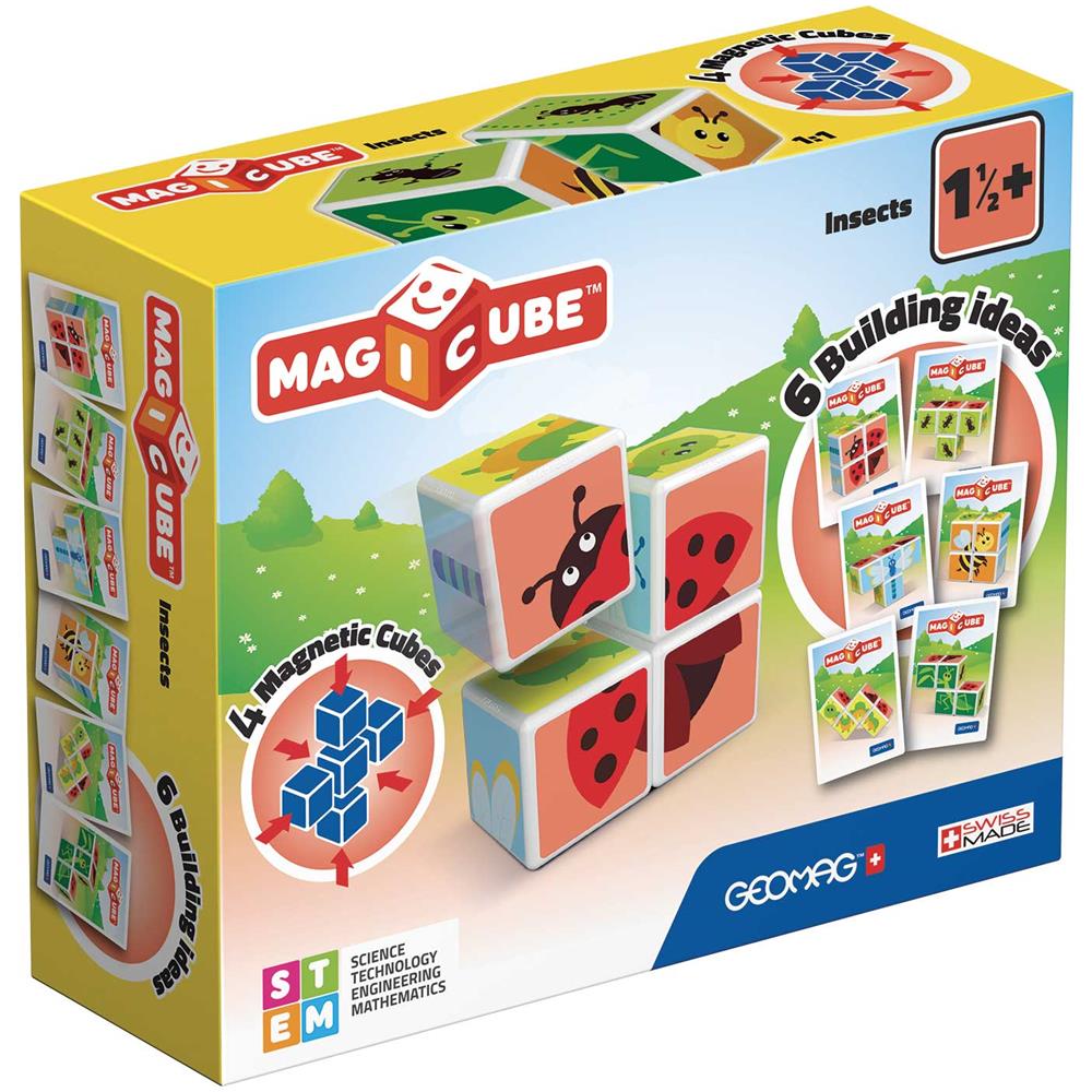 Geomag - Mab18000 - Magicube Insects Con 4 Cubi - Foto 2