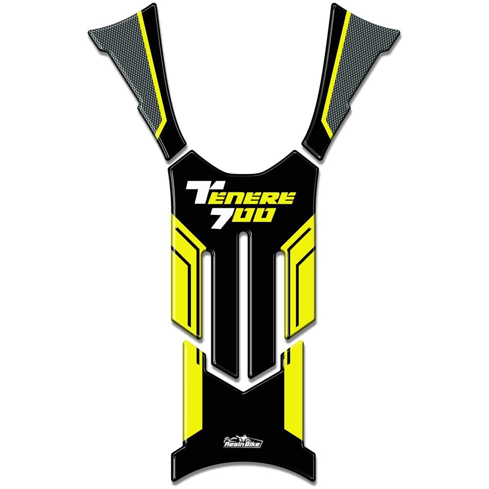Paraserbatoio Adesivo 3d Compatibile Con Yamaha Tenere 700 2019 Blu