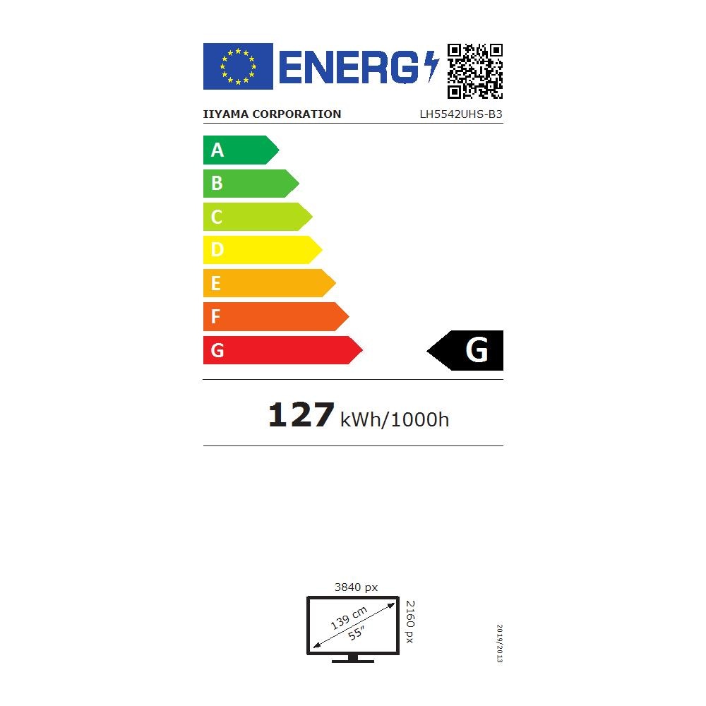 MONITOR IIYAMA 55" 3840x2160 4K UHD IPS PANEL - Foto 2