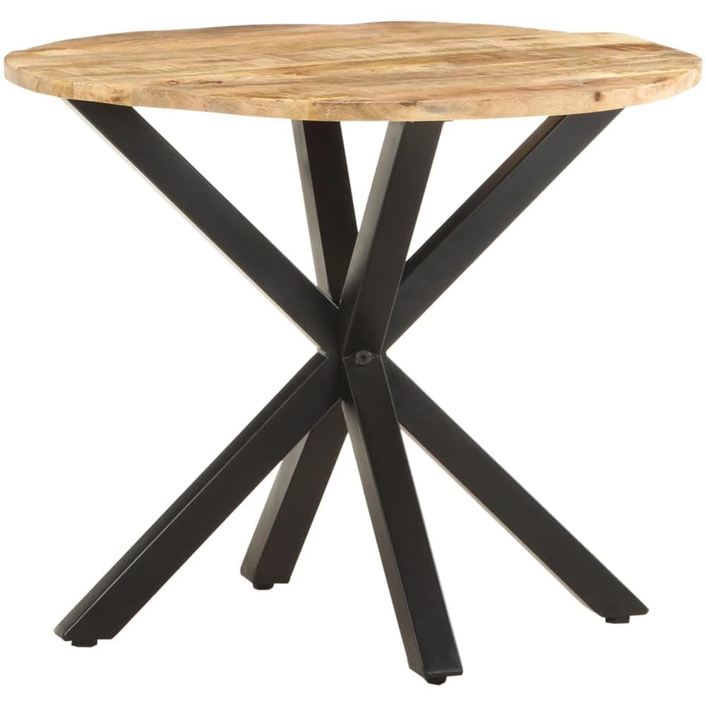 Tavolino Di Servizio 68x68x56 Cm In Legno Massello Di Mango - Foto 1