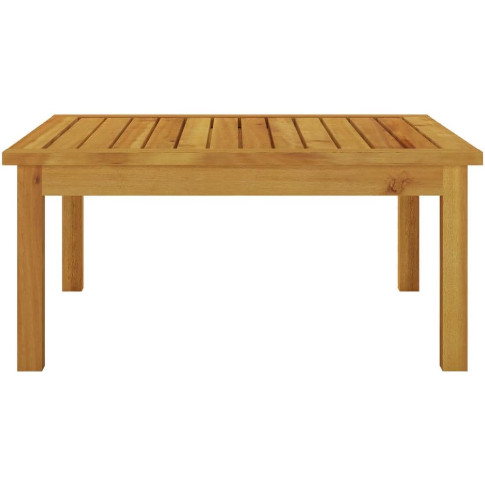 Tavolino da Salotto per Giardino 63x63x30 cm Massello di Acacia - Foto 2