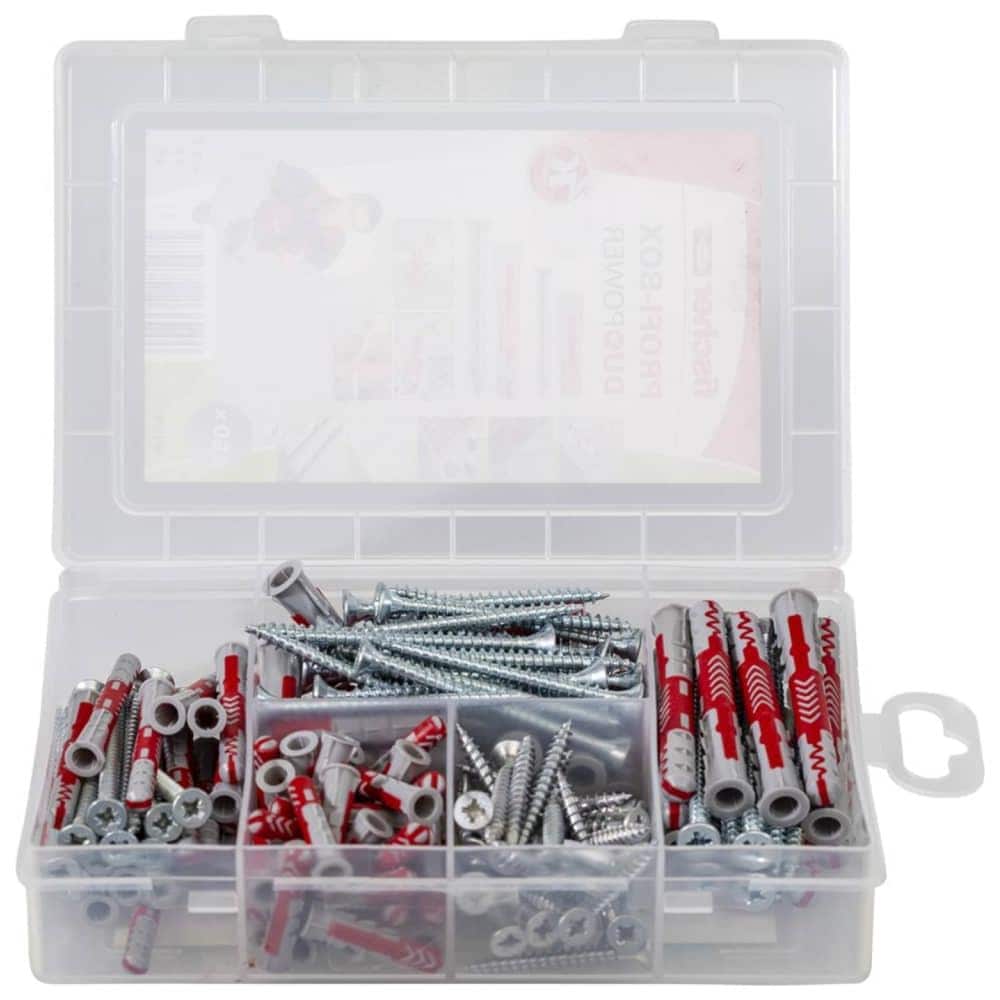Set di Tasselli con Vite PROFI-BOX DUOPOWER 150 pz - Foto 2