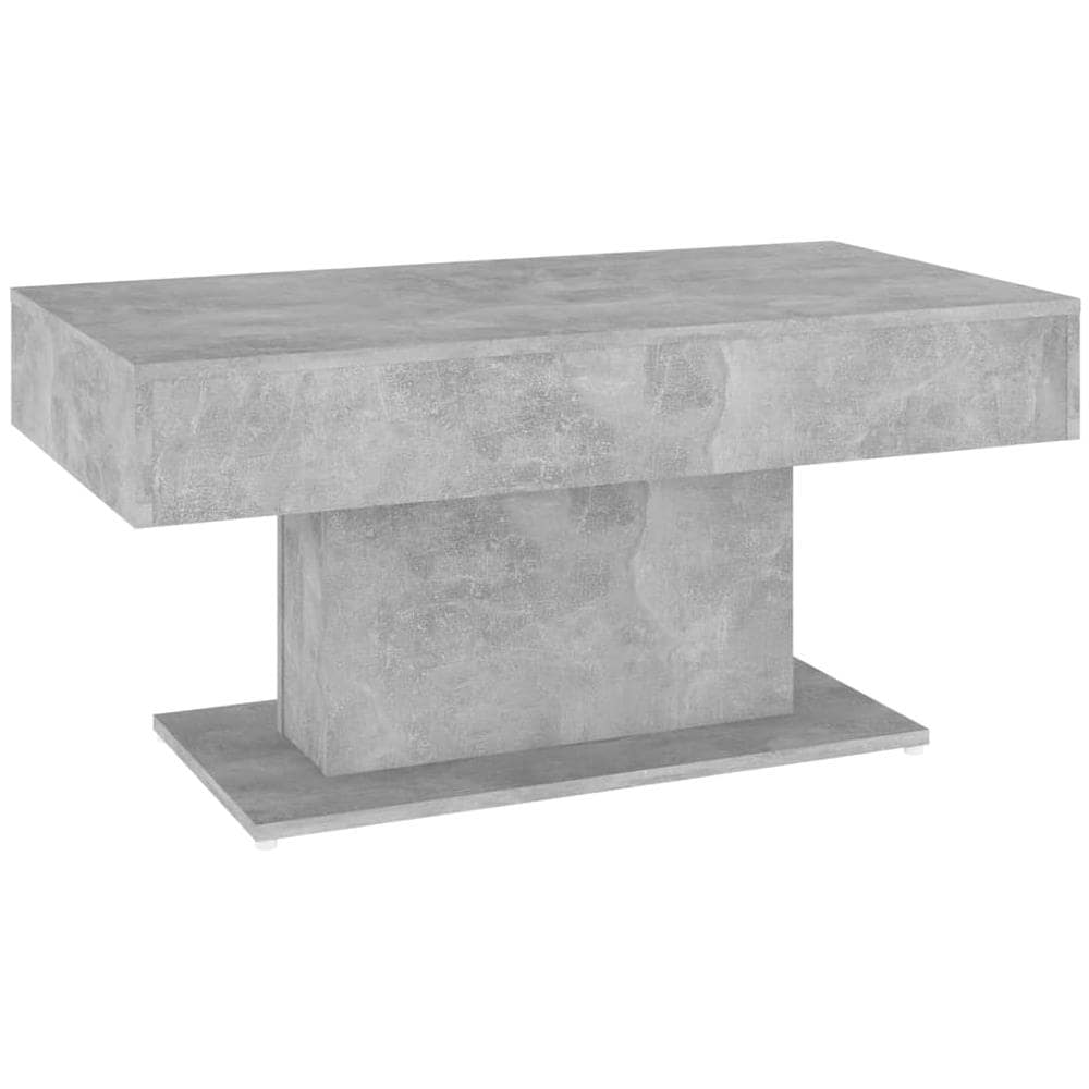 Tavolino da Salotto Grigio Cemento 96x50x45cm Legno Multistrato - Foto 2