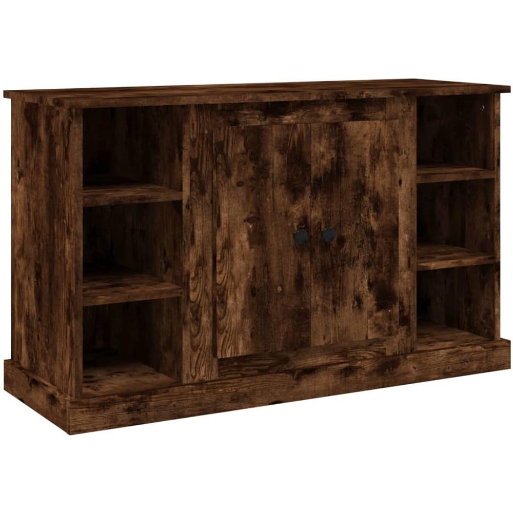 Credenza Rovere Fumo 100x35,5x60 Cm In Legno Multistrato - Foto 2
