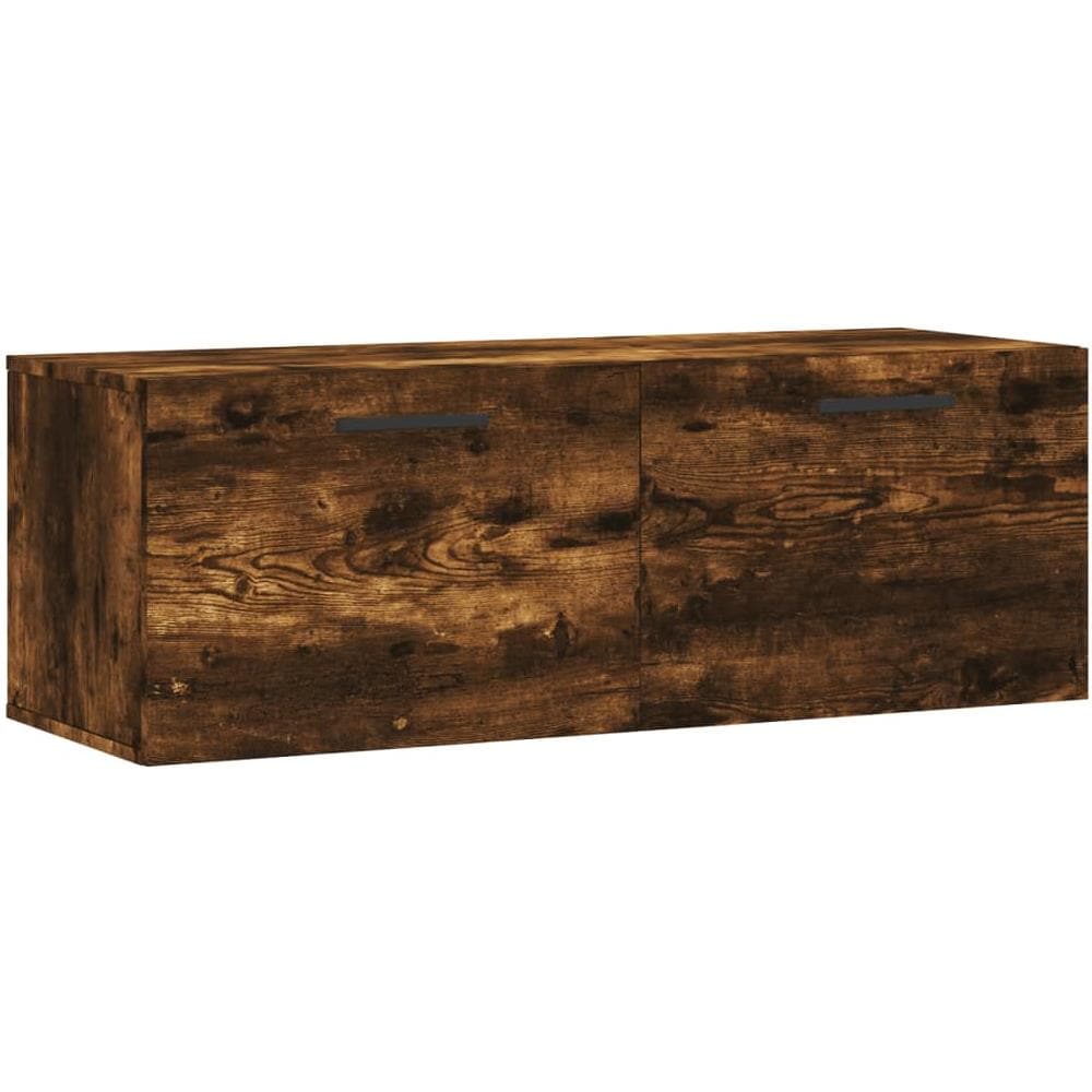 Mobile A Parete Rovere Fumo 100x36,5x35 Cm In Legno Multistrato - Foto 2