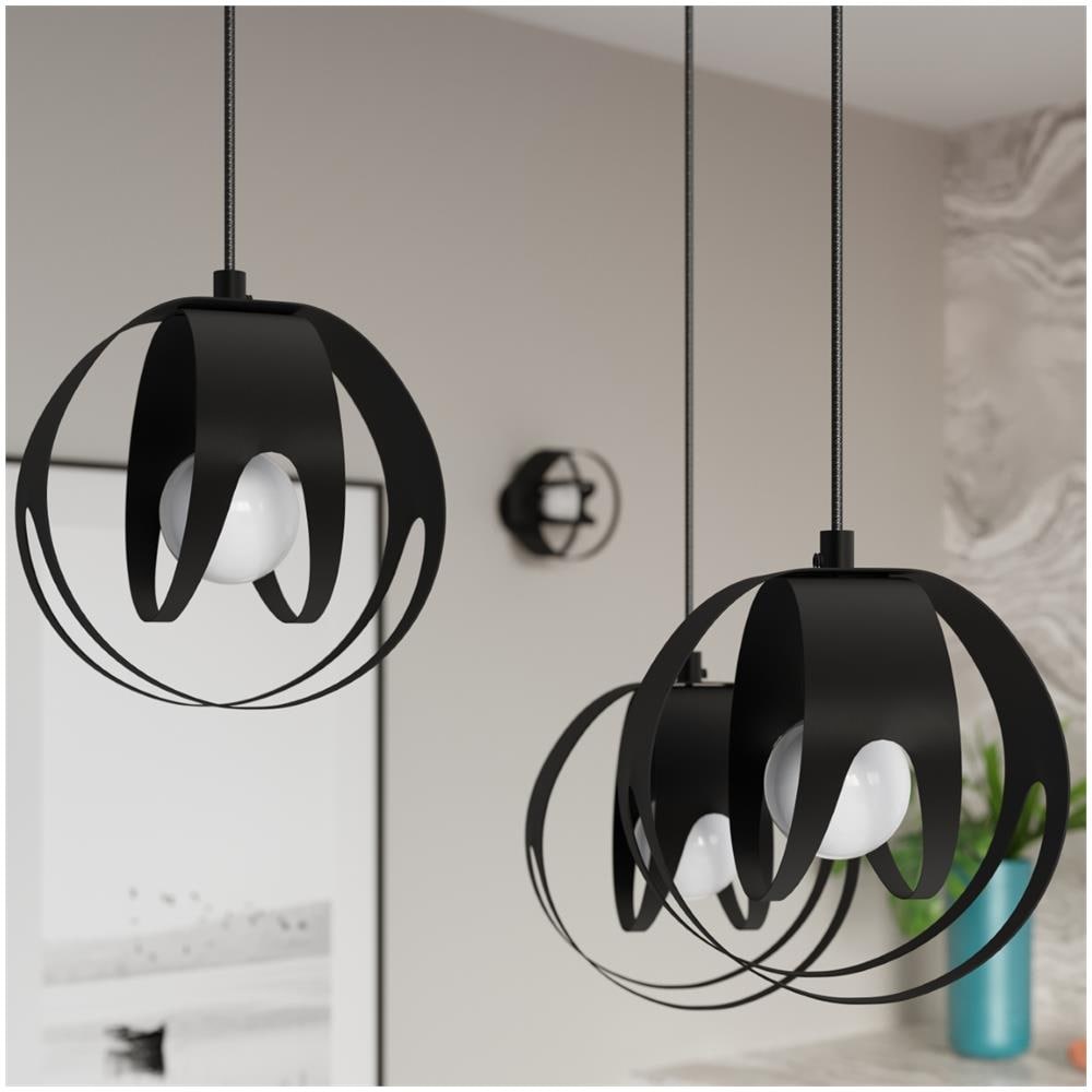 Lampada Da Soffitto Tulos Nero Sl. 1086 - Moderno Lampade Da Soffitto Nero 21x16x16 Cm - Foto 7