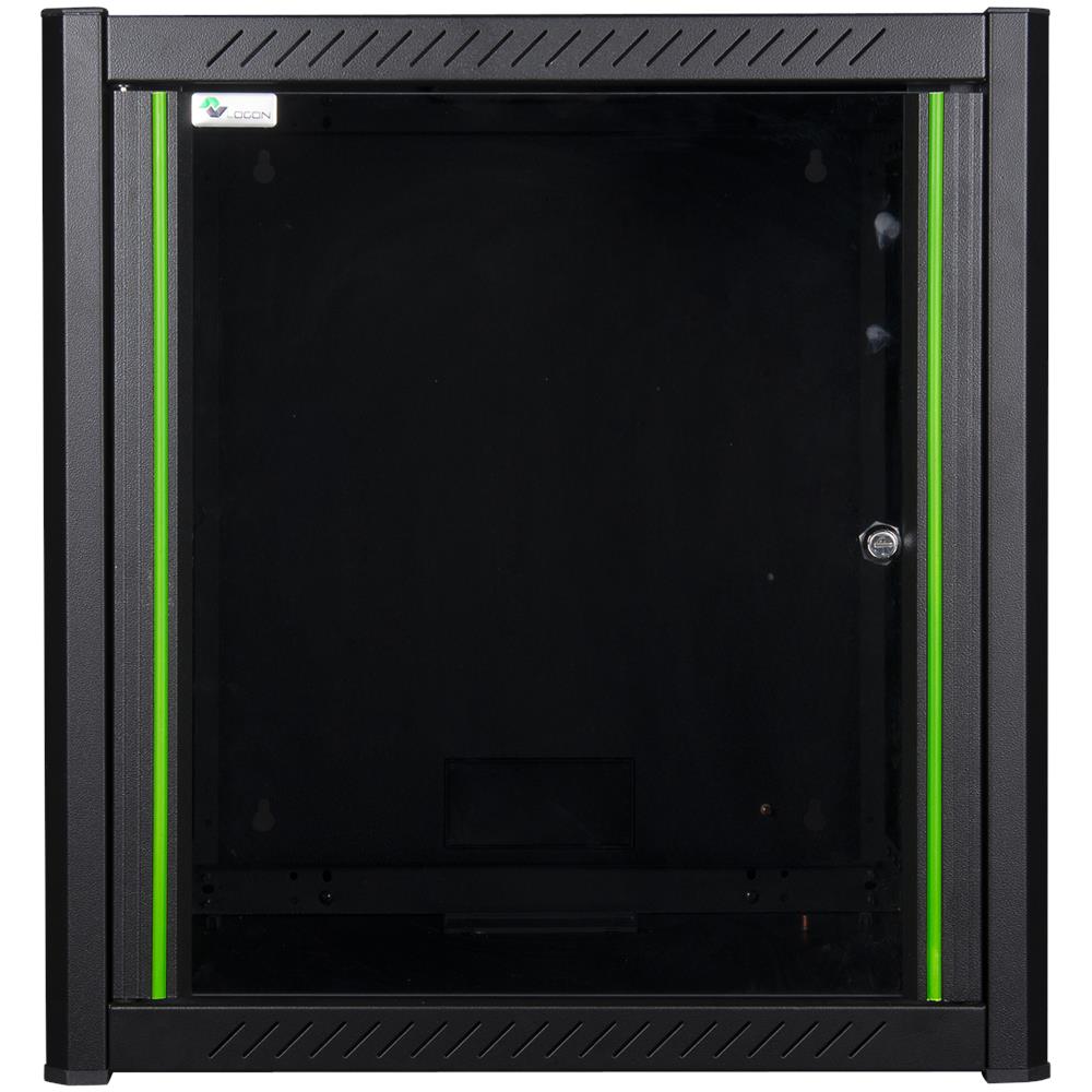 Armadio Rack 19'' RWP12U56BL a muro 12 unità sezione unica prof 600mm Nero - Foto 2