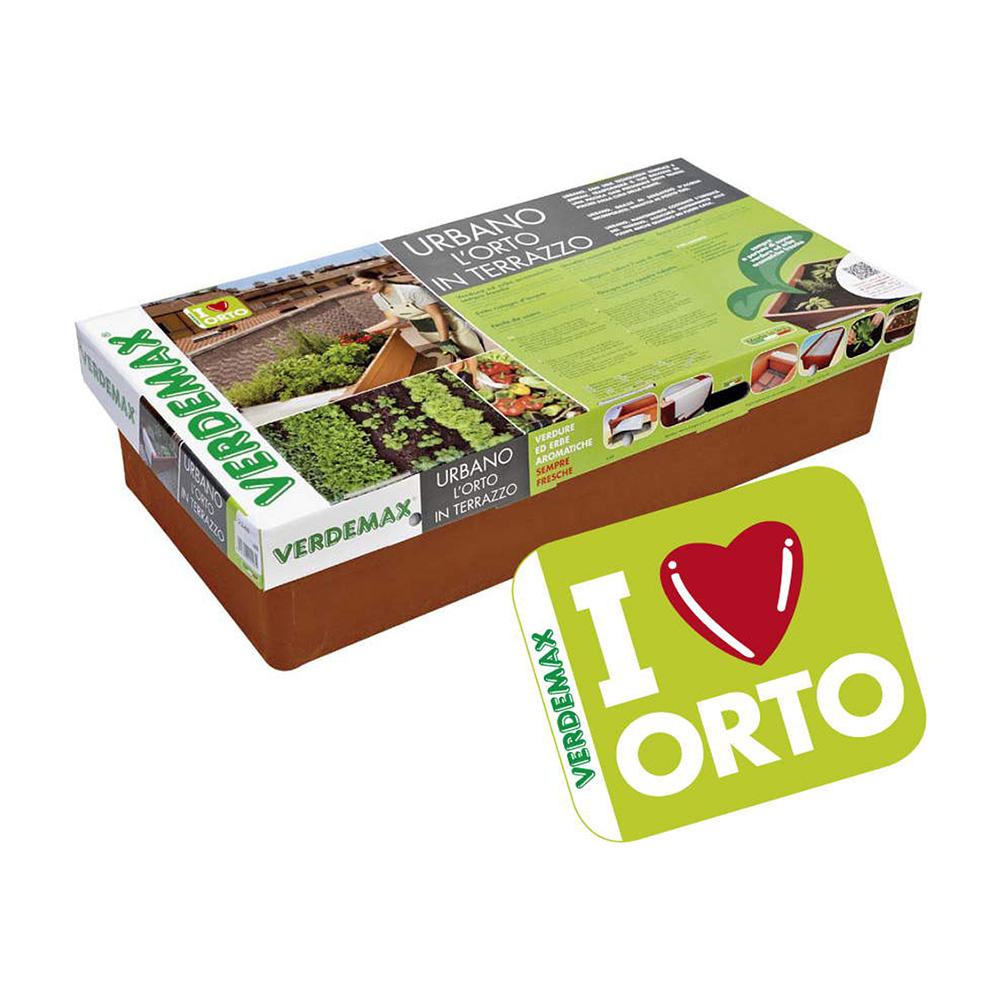 Contenitore Per La Realizzazione Di Un Orto In Terrazzo 28,5x113x58 Cm Terracotta - Foto 3