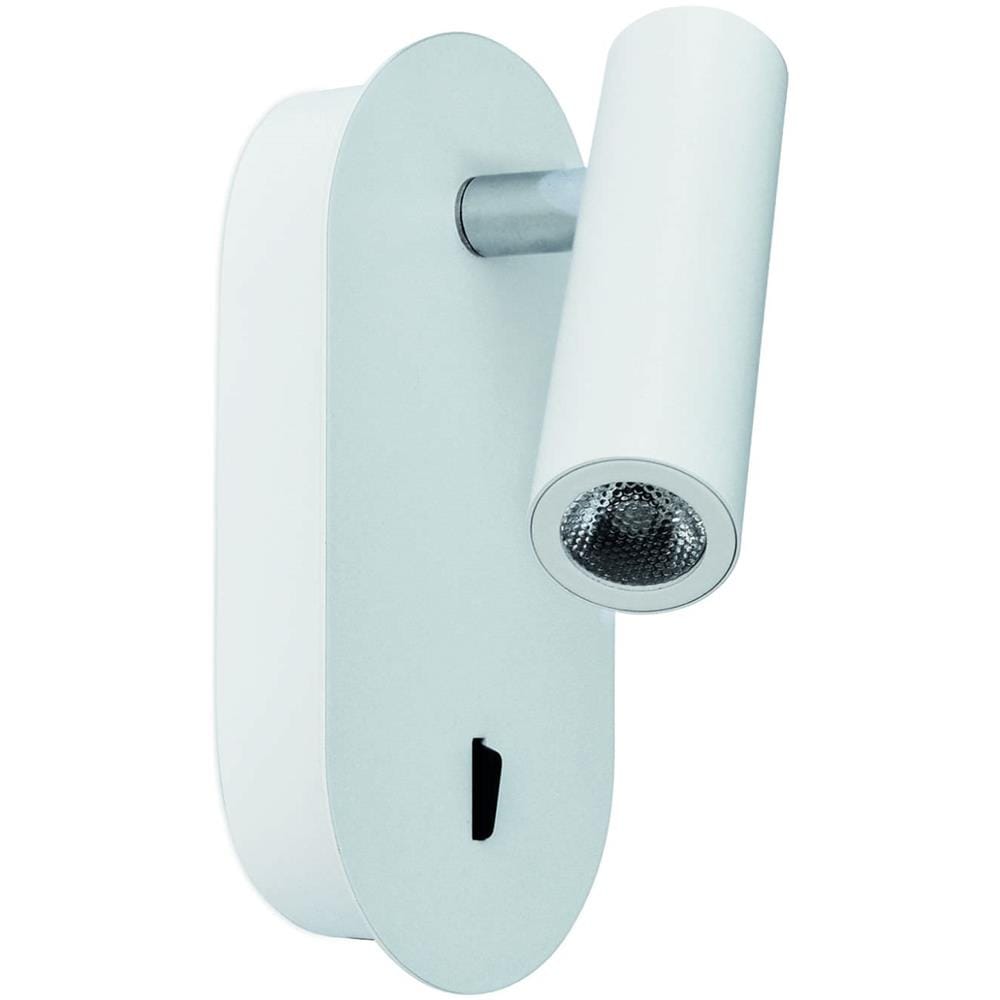 Applique Da Comodino Led 3w Dirk Bianca - Foto 1