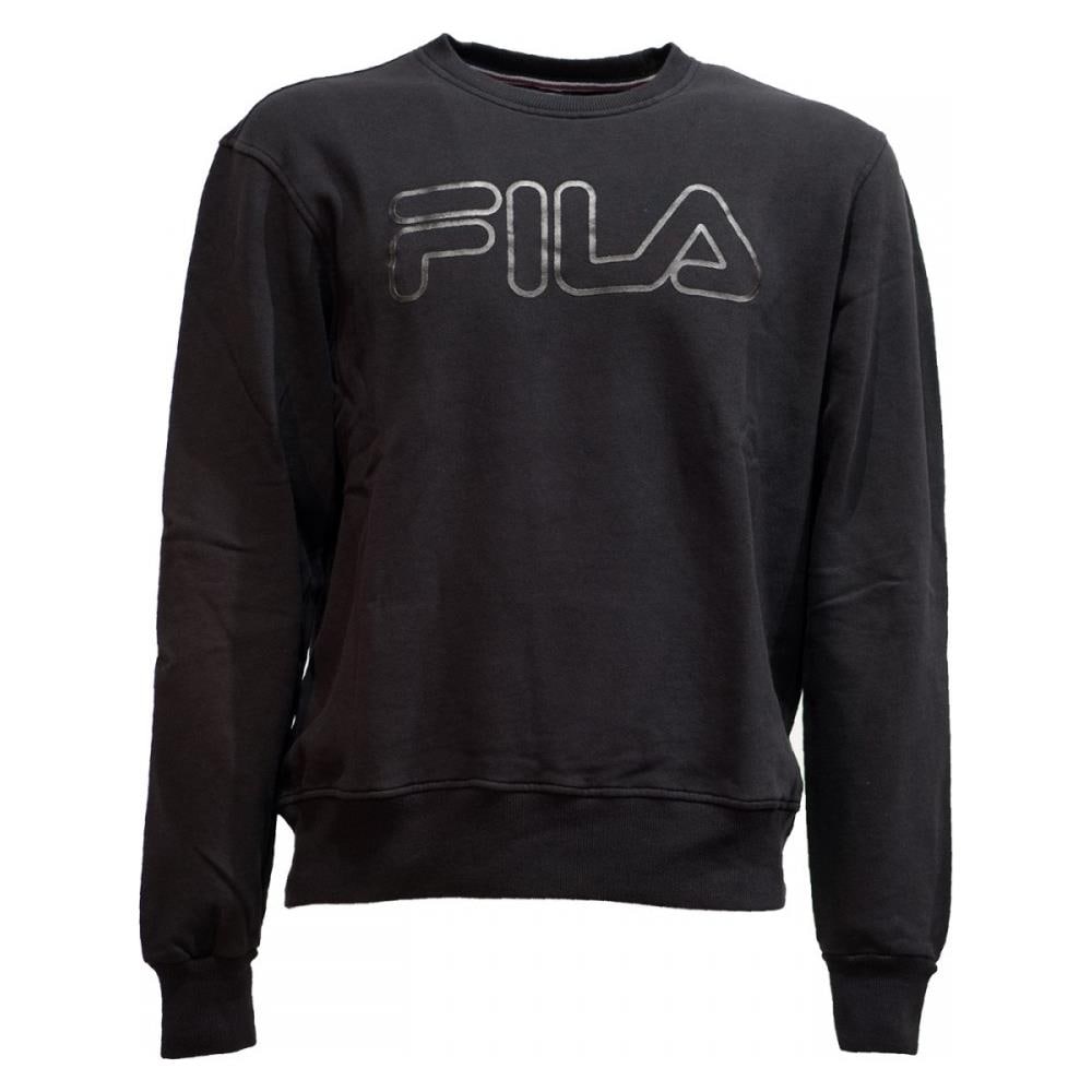 Felpa Uomo Crew Neck Fleece - Taglia: L - Colore: Nero - Foto 1