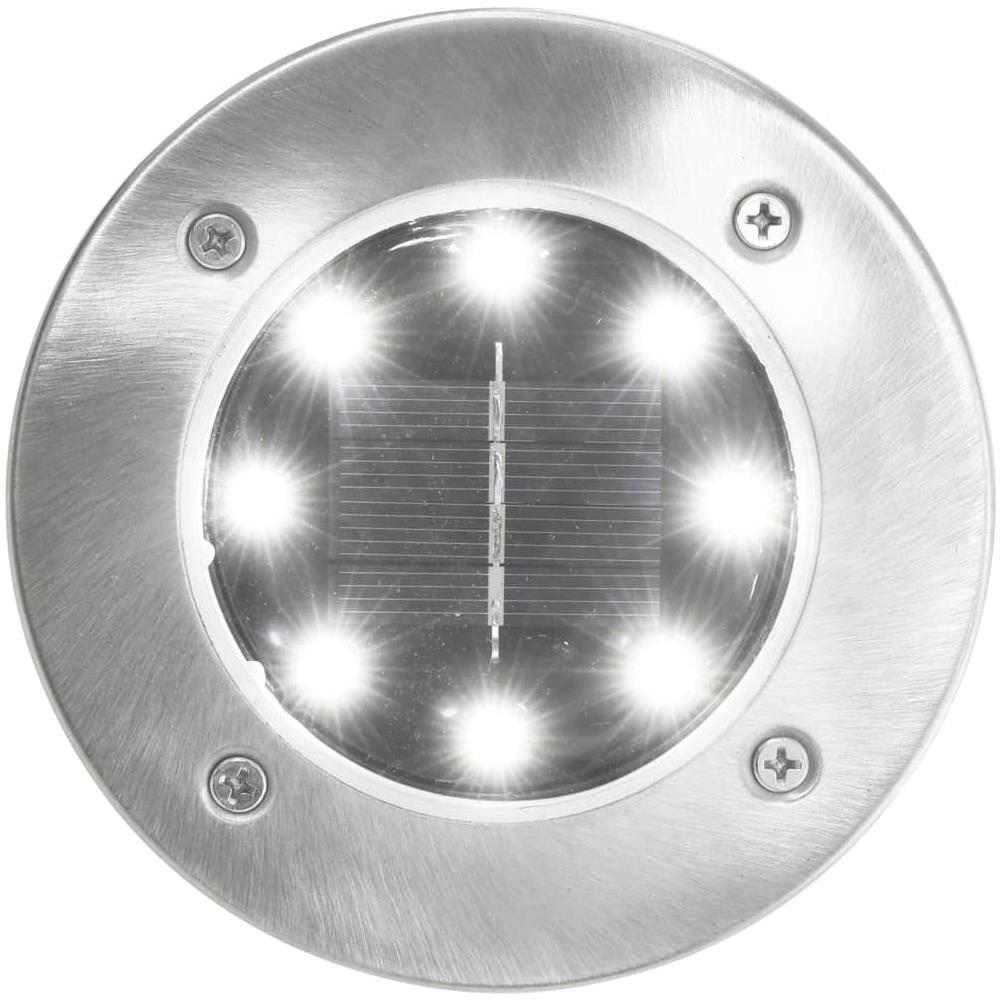 Lampade Solari Da Terra 8 Pz Luci A Led Bianche - Foto 2