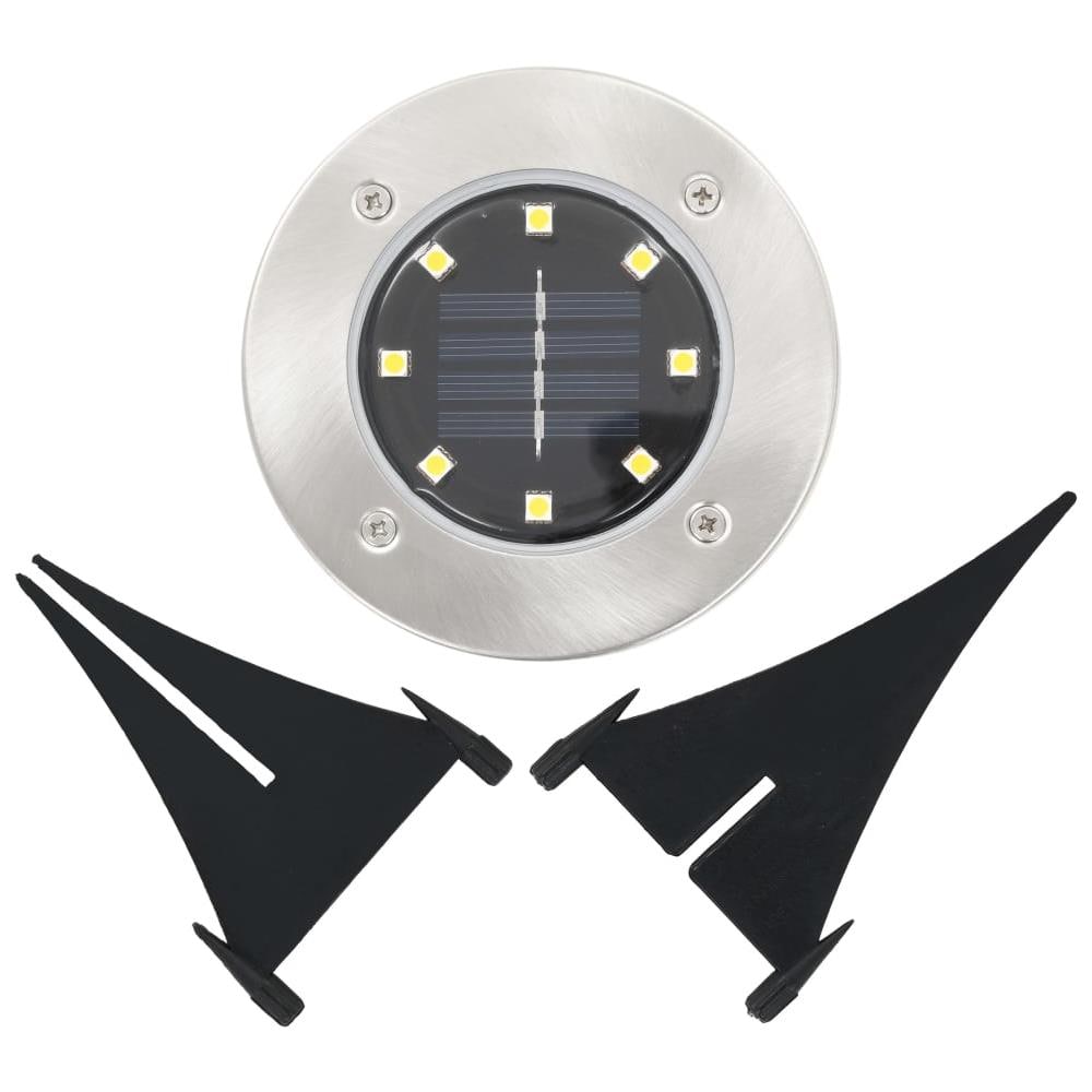 Lampade Solari Da Terra 8 Pz Luci A Led Bianche - Foto 6