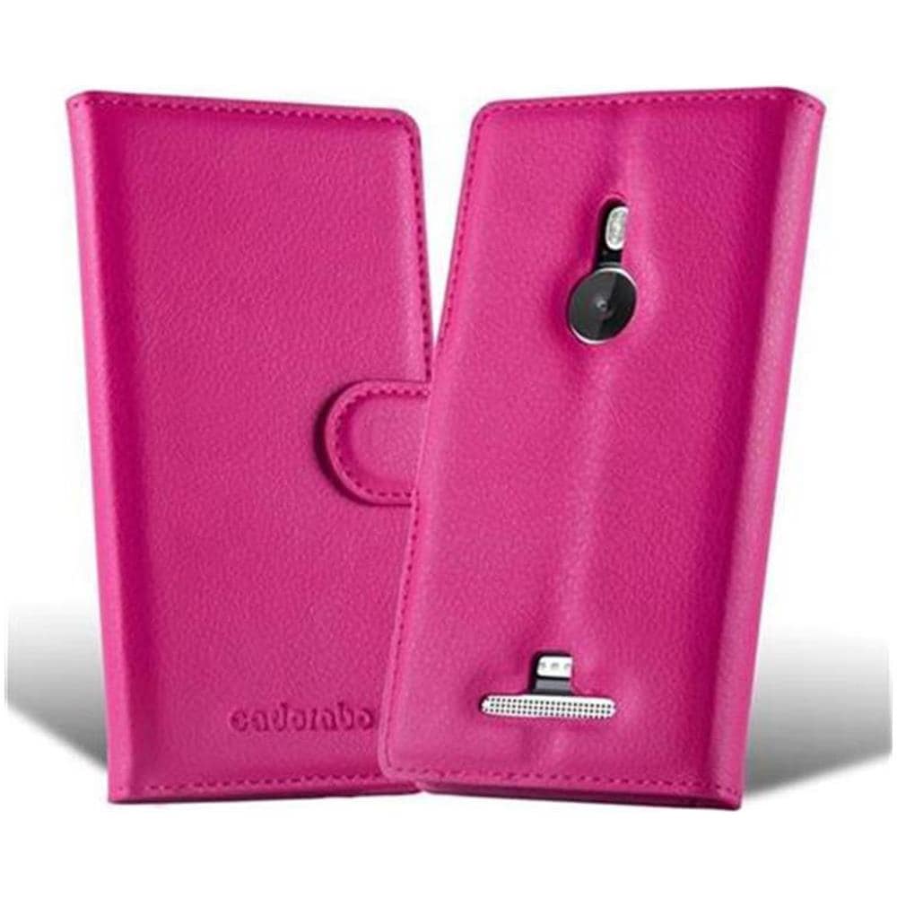 Custodia Compatibile Con Nokia Lumia 925 In Rosa Vivo - Coperchio Protettiva Con Chiusura Magnetica, Funzione Stand E Tasca Per Le Carte - Foto 5