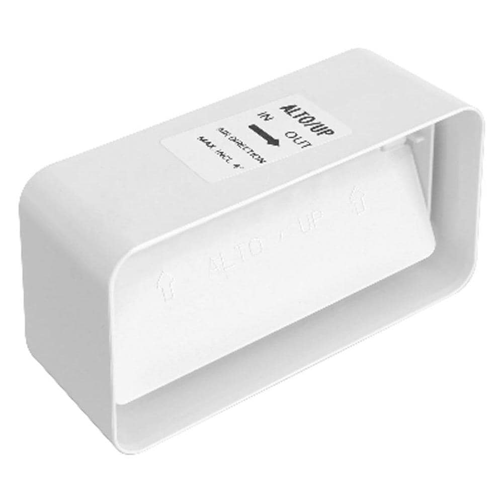 Giunto Per Tubo Cappa Rettangolare In Abs Con Valvola - Foto 1