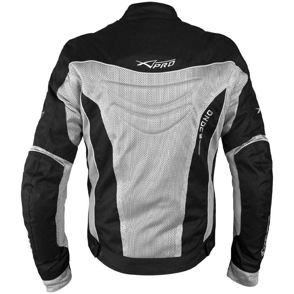 Giacca Donna Moto Estiva Protezioni Omologate Tessuto Mesh Traspirante Grigio Xs - Foto 2