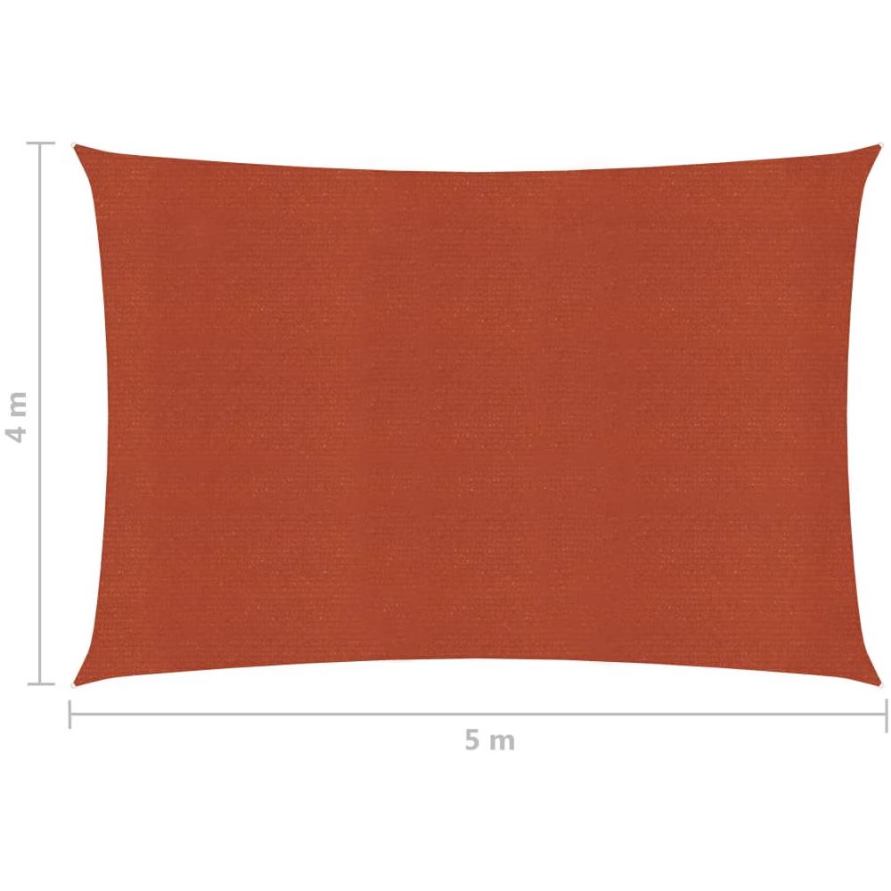 Vela Parasole 160 G / m Terracotta 4x5 M In Hdpe - Foto 6