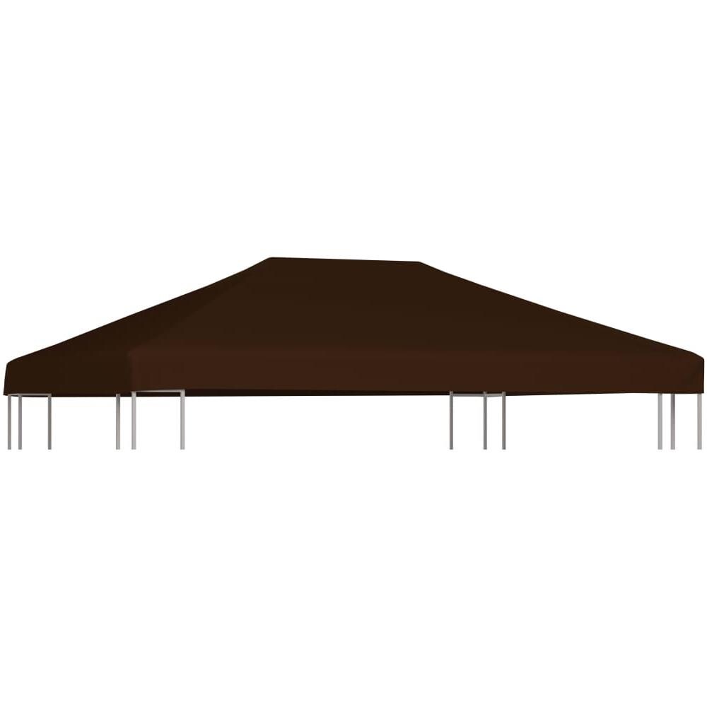 Copertura Superiore Per Gazebo 310 G / m 3x4 M Marrone - Foto 1