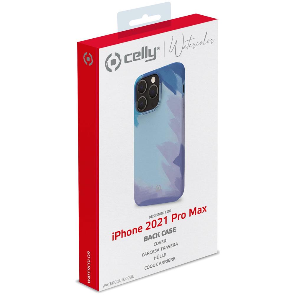 WATERCOLOR IPHONE 13 PRO MAX BLUE - Foto 4