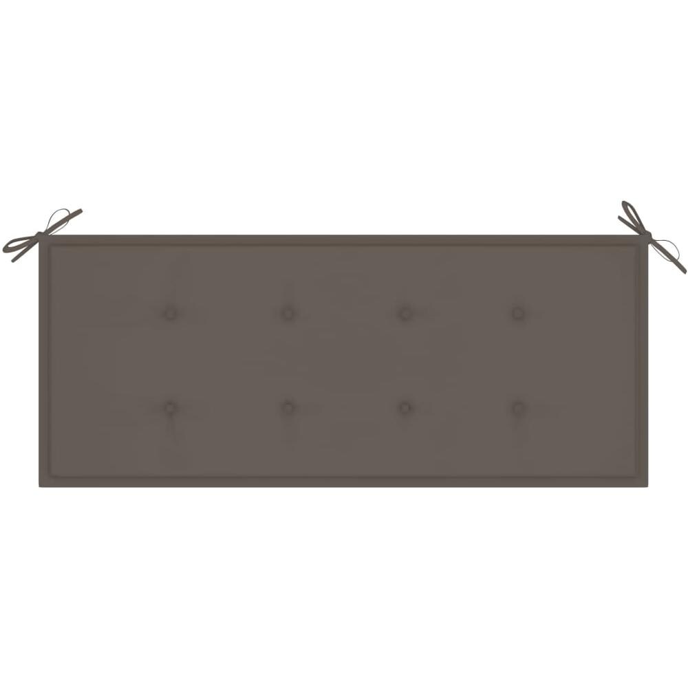 Panca da Giardino con Cuscino 120 cm in Massello di Acacia - Foto 2