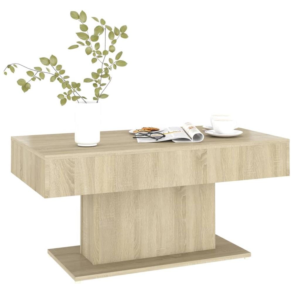 Tavolino da Salotto Rovere Sonoma 96x50x45cm Legno Multistrato - Foto 3