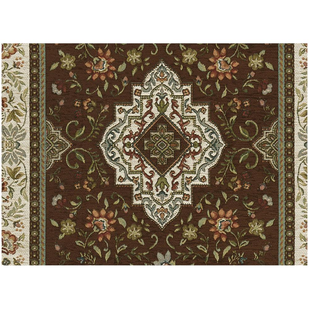 Tappeto Salotto Camera Velour Antiscivolo Mod. Tabriz Suardi Vari Colori 140x200cm Marrone - Foto 5