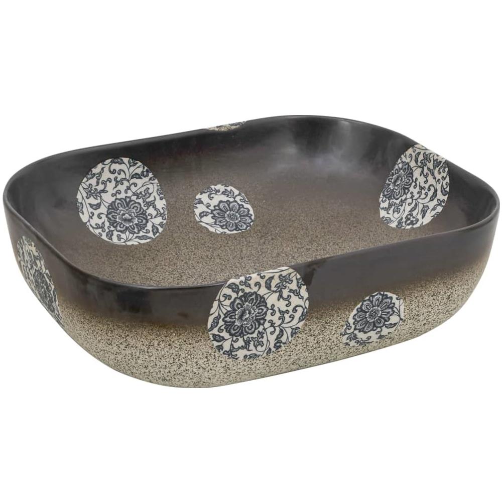 Lavabo Appoggio Multicolore Rettangolare 48x37,5x13,5 Ceramica - Foto 2