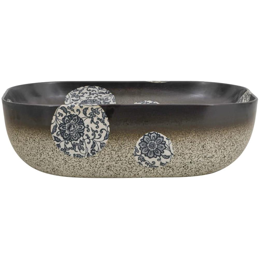 Lavabo Appoggio Multicolore Rettangolare 48x37,5x13,5 Ceramica - Foto 3