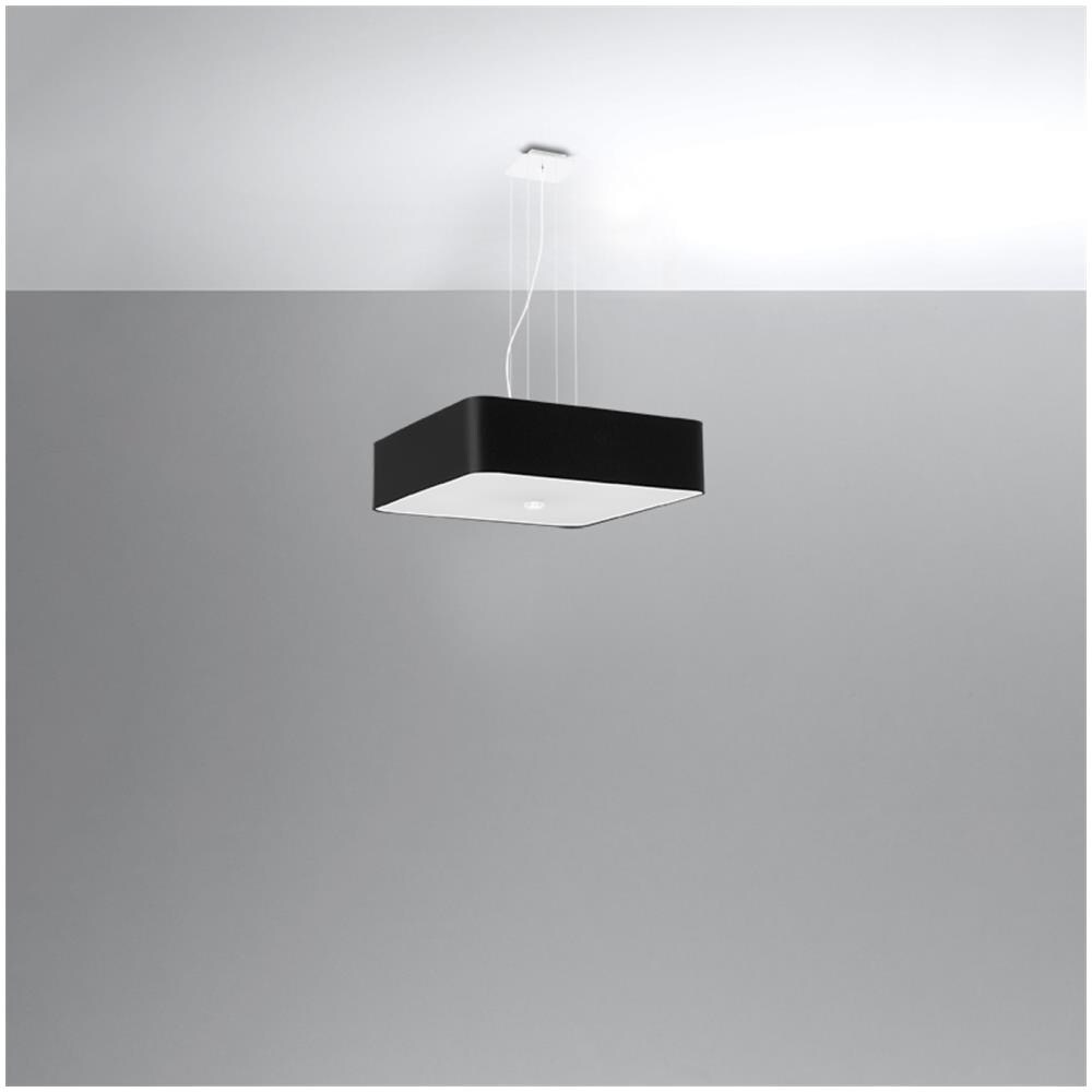 Lampadario Lokko 55 Nero Sl. 0824 - Minimalista Lampadari Nero 105x55x55 Cm - Foto 2