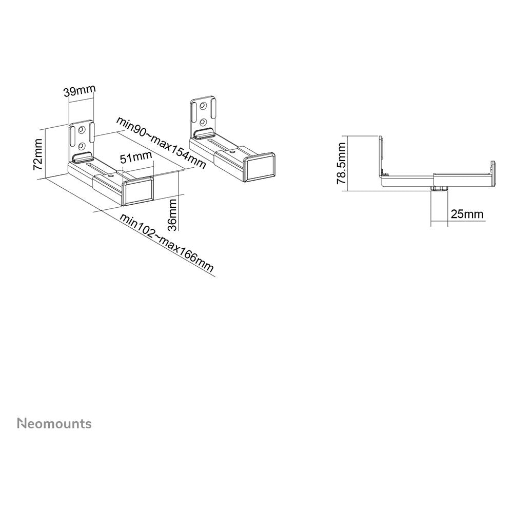 Supporto per videobar /soundbar /altoparlanti - Foto 16