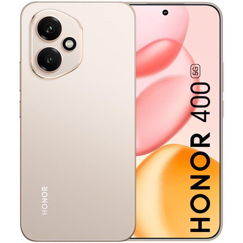 400 5G 512GB 8GB Ram Display 6.55" Main Camera 200MP USB Type-C Dual nanoSim MagicOS 9.0 Snapdragon: 7 Gen3 5300mAh Desert Gold - Foto 1