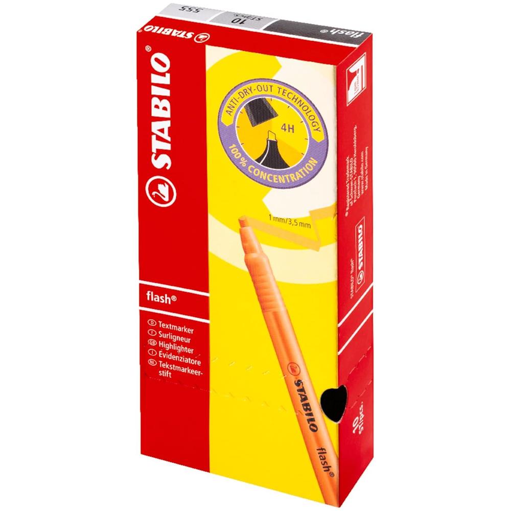 flash - Evidenziatore - Confezione da 10 - Giallo - Foto 7