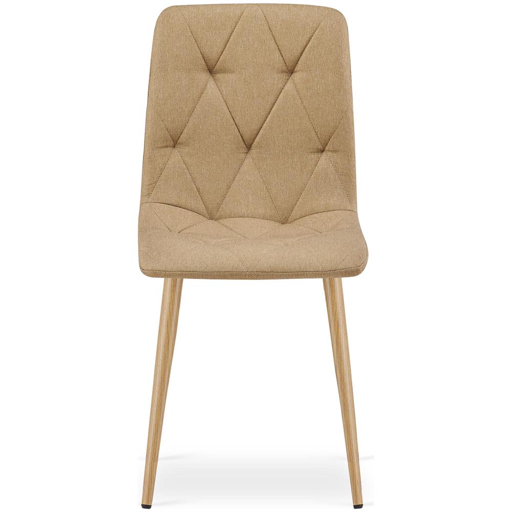 Sedia imbottita TYRA - Elegante marrone per soggiorno, cucina, sala da pranzo - Foto 2