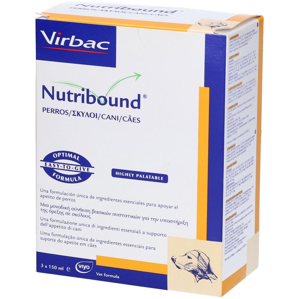 Nutribound Soluzione Orale Appetibile per Cane 3 Flaconi da 150 ml - Foto 1