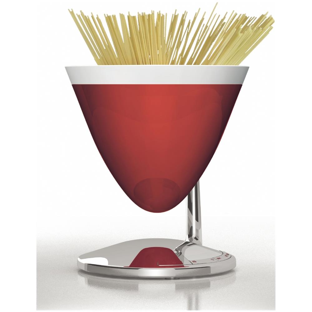 Bilancia da Cucina Elettronica con Timer Uma Portata 3 Kg Colore Rosso - Foto 2